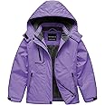 CREATMO US Girl's Waterproof Ski Jacket Warm Winter Snow Coat Windproof Snowboarding Rain Jacket
