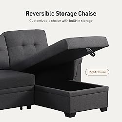Lilola Home Convertible Sectional Sleeper Sofa Bed