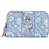 Cotton Turnlock Wallet With Rfid Protection