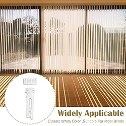 Tyqour 12 Pcs Vertical Blind Carrier Gear and