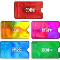 Amazon.com: SaiTech IT Set of 20 RFID Blocking Sleeves Best way to Protect  your Cards from Electronic Theft, Durable, Lightweight and Compact Design  to fit in Pocket or Purse (Black) : Clothing,