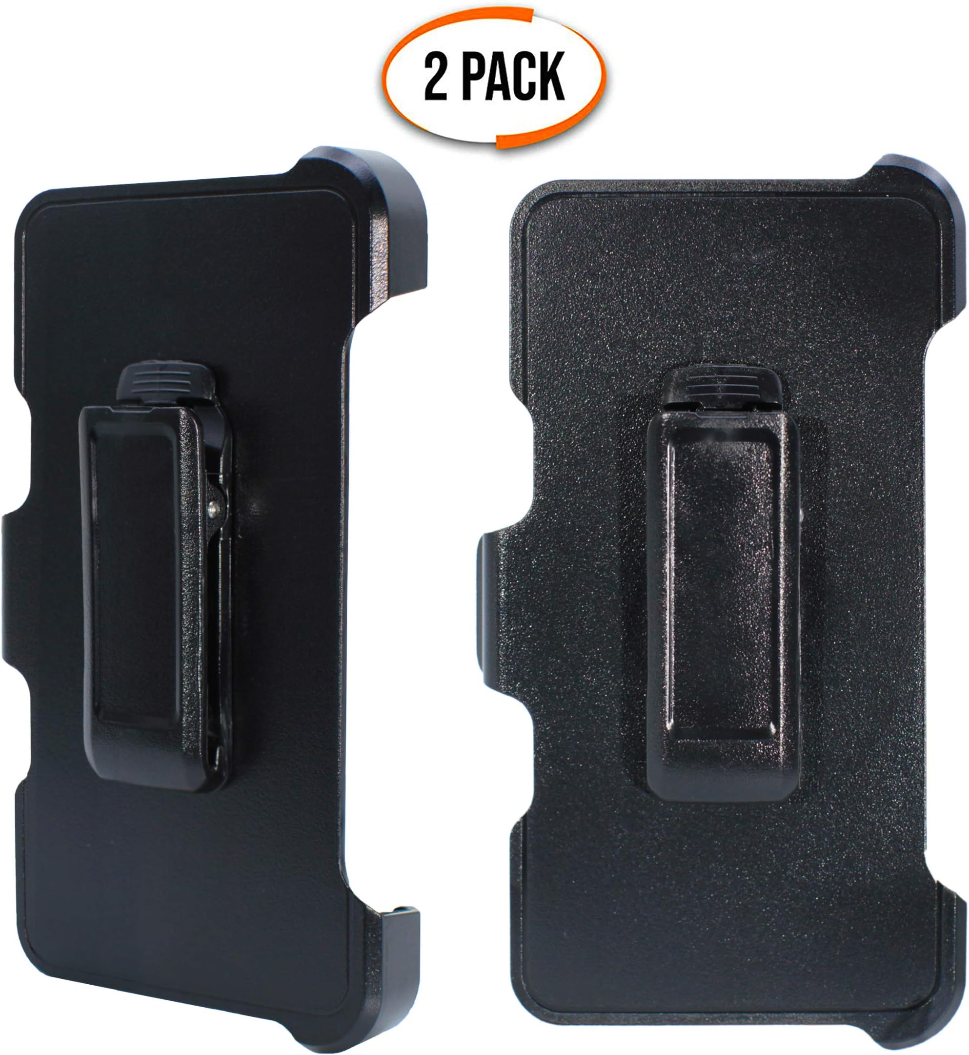 WallSkiN2 Pack Replacement Belt Clip Holster for Apple iPhone XR OtterBox Defender Series Case | Clip for Belt Holder (Case Not Included)