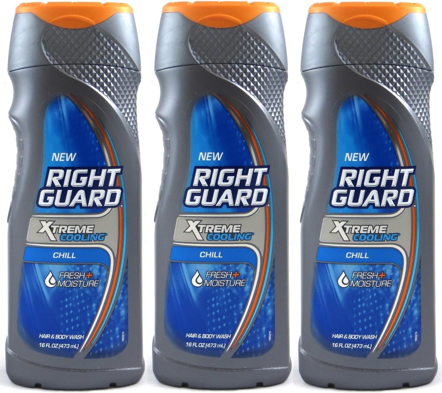 (3 Pack) Right Guard Hair & Body Wash - Xtreme Cooling -Chill- Net Wt. 16 Fl Oz