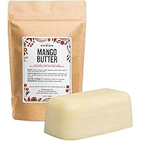 Better Shea Butter Raw Mango Butter | 100% Natural, Extracted from Mango Seed | Skin and Hair Moisturizer | Use with Shea in 