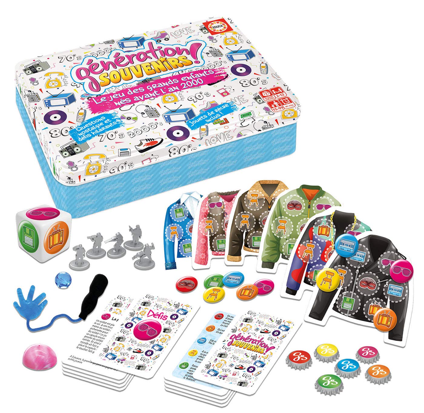 Educa - Memory Generation. The game of the big children born before the year 2000, alone or in a team, answer questions and challenges to get badges (18264)