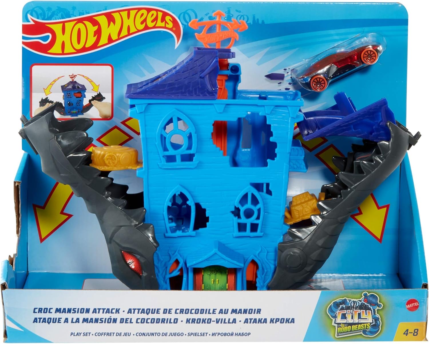 hot wheels city crocodile