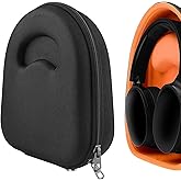 Geekria Shield Headphones Case Compatible with Skullcandy Riff 2, Hesh 3, Hesh Evo, Crusher Evo, Crusher ANC 2, Replacement Hard Shell Travel Carrying Bag with Cable Storage (Black)