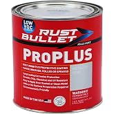 ProPLUS - Rust Inhibitor &amp; Protective Coating - Metallic Gray, 1Qt | 1 Quart, Low VOC, Direct-to-Metal, No Primer Needed, UV Resistant, Durable Finish for Long-Lasting Rust Protection
