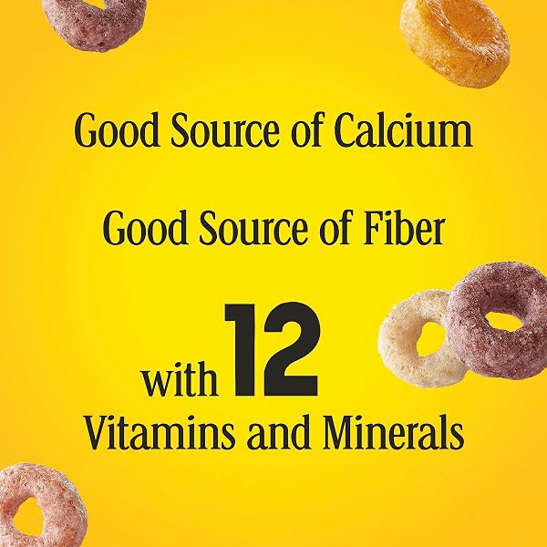 FRUITY CHEERIOS, HEART HEALTHY CEREAL WITH WHOLE GRAIN OATS, GLUTEN FREE, 10.6 OZ