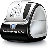 DYMO Label Printer | LabelWriter 450 Turbo Direct Thermal Label Printer, Fast Printing, Great for Labeling, Filing, Shipping,