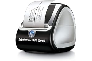 DYMO Label Printer | LabelWriter 450 Turbo Direct Thermal Label Printer, Fast Printing, Great for Labeling, Filing, Shipping,