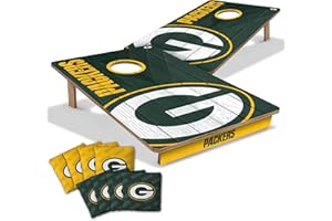 YouTheFan NFL 2’ x 3’ Wood Cornhole Game with Logo Bags