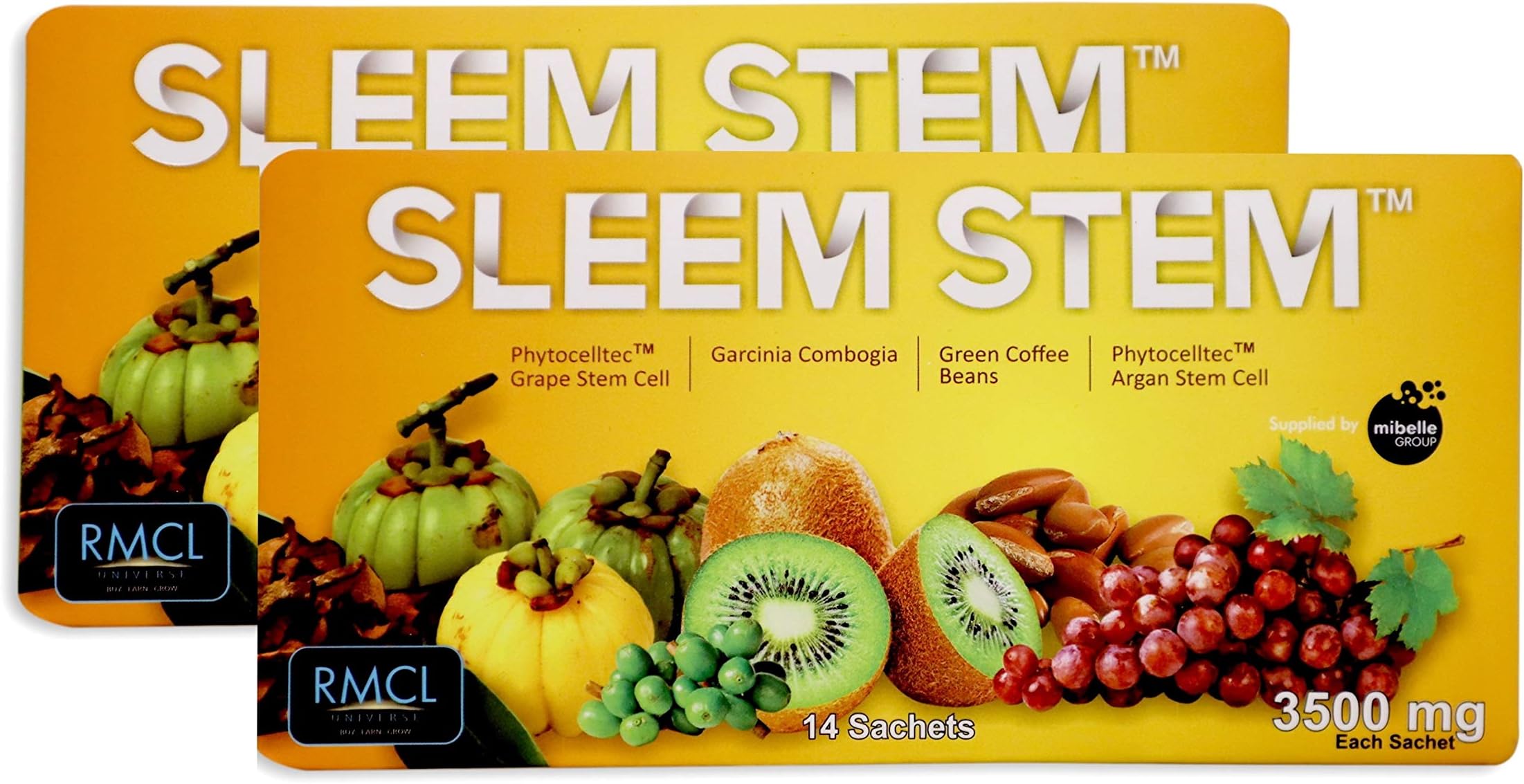 RMCL Sleem (3500 mg) | Original and Genuine Product | Supports Healthy Body Weight | Rejuvenates Epidermal Cells | (Pack of 2, 28 Sachets)