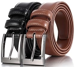 Marino’s Men Genuine Leather Dress Belt with