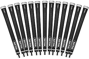 Golf Pride Tour Velvet Plus4 Golf Club Grip - Best All-Around Grip with Larger Lower Hand - Slip-Resistant Durable Rubber with Uniform Plus-Sign Texture