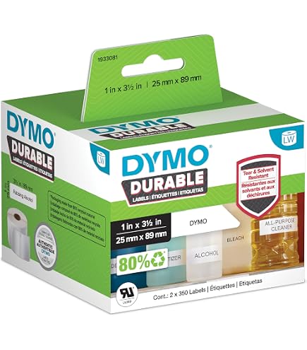Amazon.com : DYMO LW Durable Industrial Labels for LabelWriter