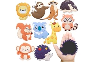 SUPINEEDO Fridge Magnets for Toddlers 1-3,Animal Magnets for Kids, Educational Baby Busy Gift,Strong Full Back Refrigerator Magnets for Kids