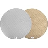Pet Parents Washable Round Whelping Pads (2pack) of 36" Circle Premium Pee Pads for Dogs, Waterproof Dog Pee Pads, Circle Reu
