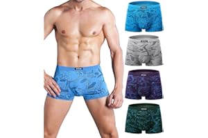 wirarpa Men's Breathable Modal Microfiber Trunks Underwear Covered Band Multipack