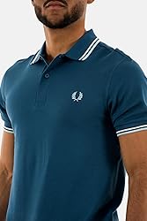 Fred Perry Men's Twin Tipped Shirt, Midnight