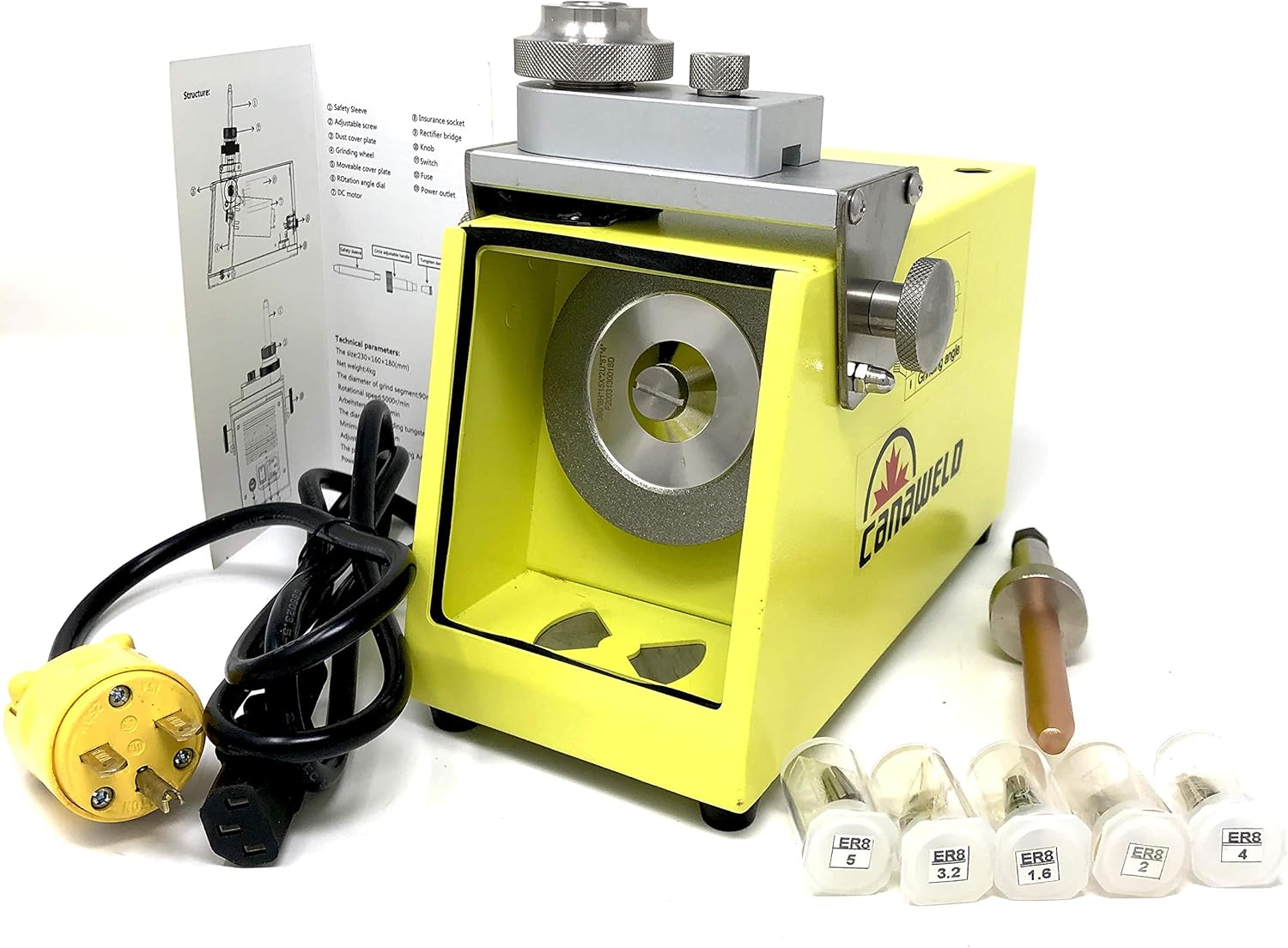 CANAWELD TIG Tungsten Grinder Premium Quality Electrode Sharpener 560