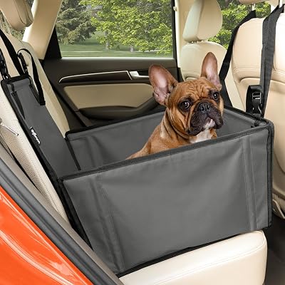 Wuglo Extra Stable Dog Car Seat with Seat Belt Waterproof 12 kg