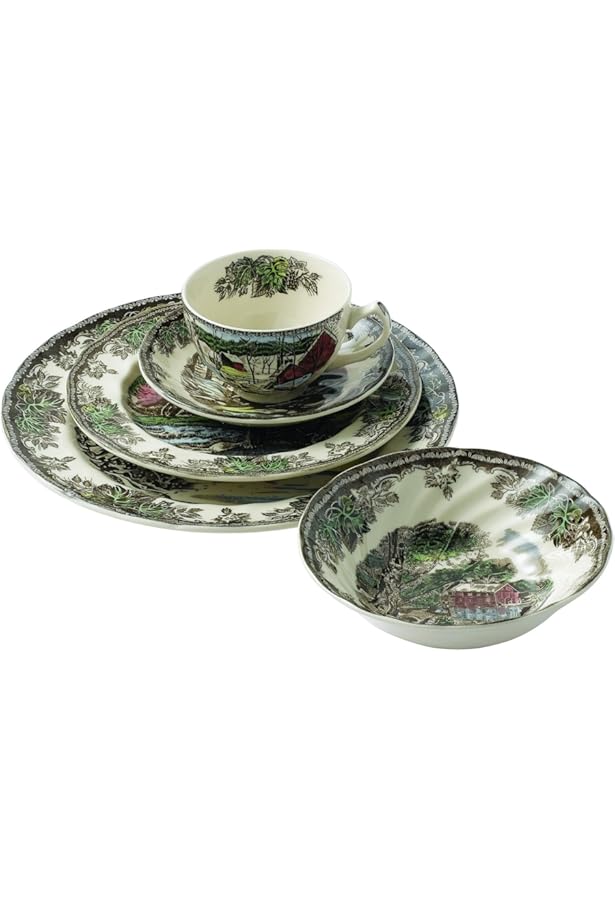 食器 Johnson brothers 希少の赤 48点セット