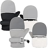 Sea Zaela Baby Toddler Winter Snow Gloves Waterproof Mittens Fleece Lined Infant Baby Boys Girls Winter Warm Gloves 0-4 T