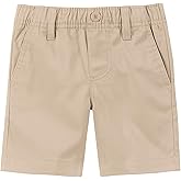 Nautica Boys School Uniform Flat Front Twill Short