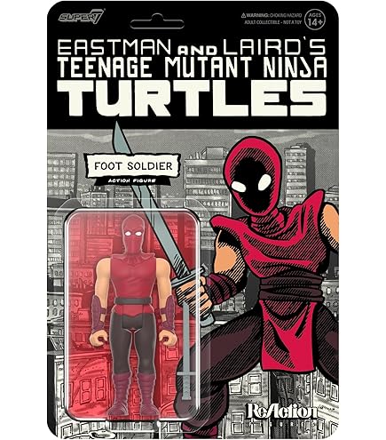 Teenage Mutant Ninja Turtles - TMNT - - ReAction+ 3.75 O