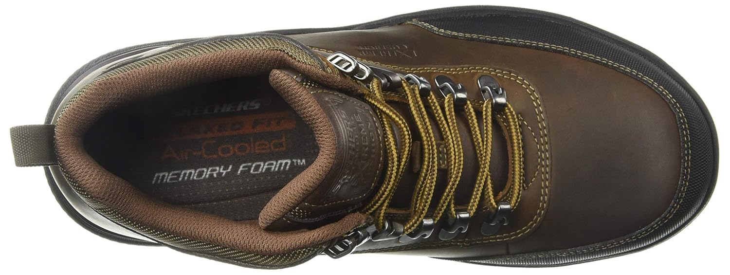 skechers men's holdren brenton casual boots