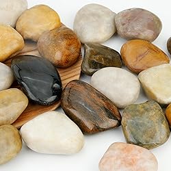 NUPICK 12lb River Rocks for Plants Indoor, 2-3Inch