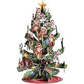Coralogo Cats Theme Diy Pop Up Christmas Cards - Christmas Tree with Meowy Design for Kitten Lover Cute Special Large Merry Xmas Greeting Cards Blank Inside with Envelope for Kids, Women, Wife, Daughter, Sister, Girlfriend, Her