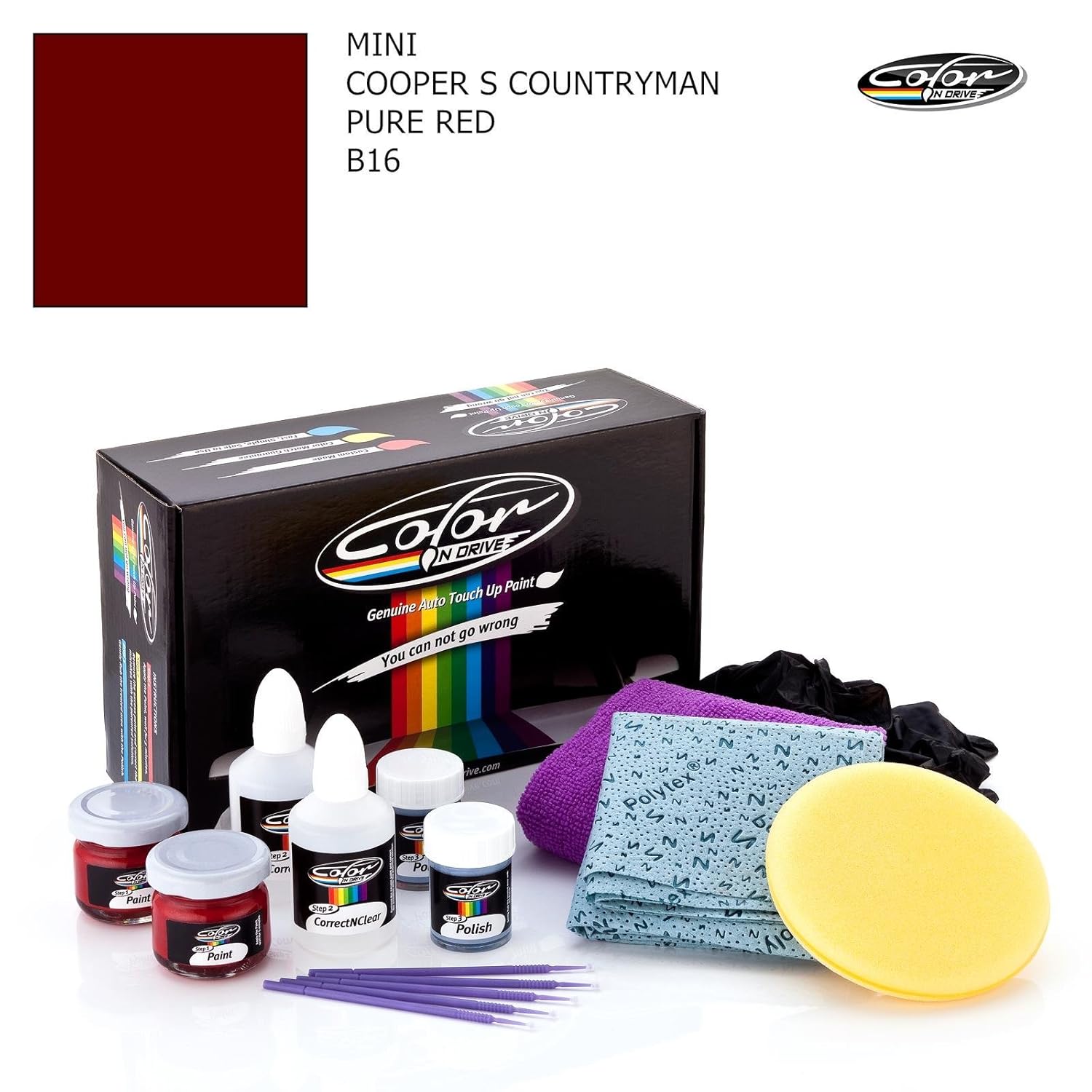 MINI COOPER S COUNTRYMAN/PURE RED B16 / COLOR N DRIVE TOUCH UP PAINT