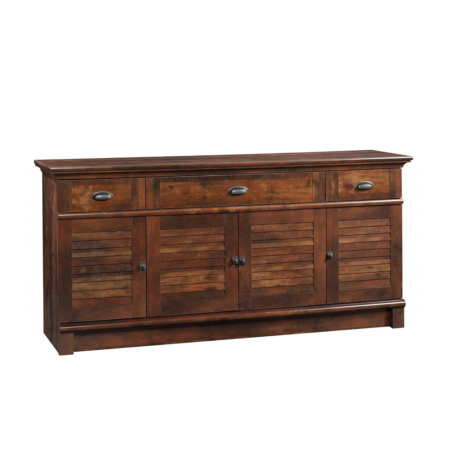 Sauder 420723 Harbor View Credenza, Curado Cherry Finish