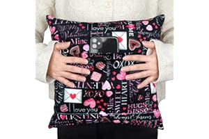 Oplnysw Hysterectomy Pillow, c Section Pillow Abdominal Pillow Post Surgery Recovery Gifts for Women with Pocket for Ice/Hot Packs After Hysterectomy c-Section Abdominal Surgery-Heart