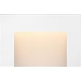 Hinkley Landscape Lighting LED Taper Deck Sconce, Horizontal, White, Add Security to Outdoor Living Spaces with Ultra-Durable