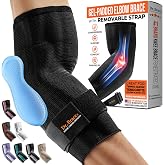 DR. BRACE&reg; Elite Elbow Brace, Breathable Elbow Compression Sleeve | Support with Gel Pad for Golfer's, Tennis Elbow &amp; Tendonitis Treatment &amp; Pain Relief