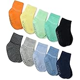 HonestBaby baby-girls Multipack Cozy Socks Sustainably Made for Infant, Newborn Baby, Toddler, Kids Boys, Girls