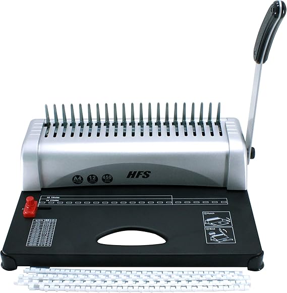 HFS (R) 21 Hole Punch Binding Comb Machine Paper Scrapbook Amazon.co
