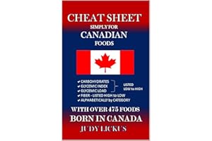 CHEAT SHEET SIMPLY FOR CANADIAN FOODS: CARBOHYDRATE, GLYCEMIC INDEX, GLYCEMIC LOAD FOODS Listed from LOW to HIGH + FIBER FOOD