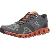 On Running Men's Cloud X Textile Synthetic Shoes, Rust/Rock, Size 8 M US