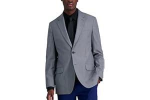 HAGGER Haggar Men's JMH Premium Tailored Fit Subtle Print Stretch Sport Coat - Regular and Big & Tall Sizes