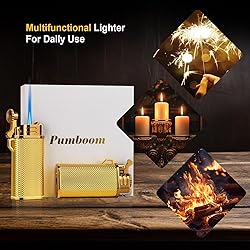 2 Pack Vintage Torch Lighter with Windproof Jet