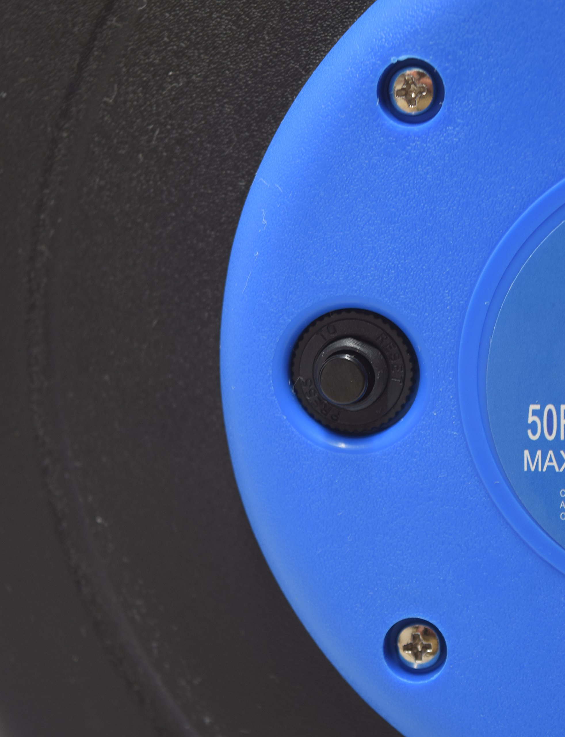 CopperPeak 50 ft Retractable Extension Cord Reel Ceiling or Wall