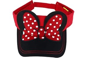 Disney Jerry Leigh Women's Minnie Mouse Visor with 3D Ears and Bow Black