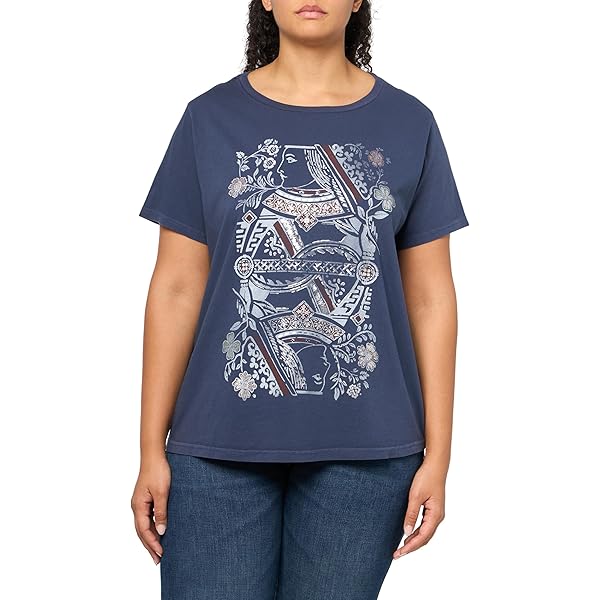 Lucky Brand Women's Celestial Butterfly Boyfriend TEE at