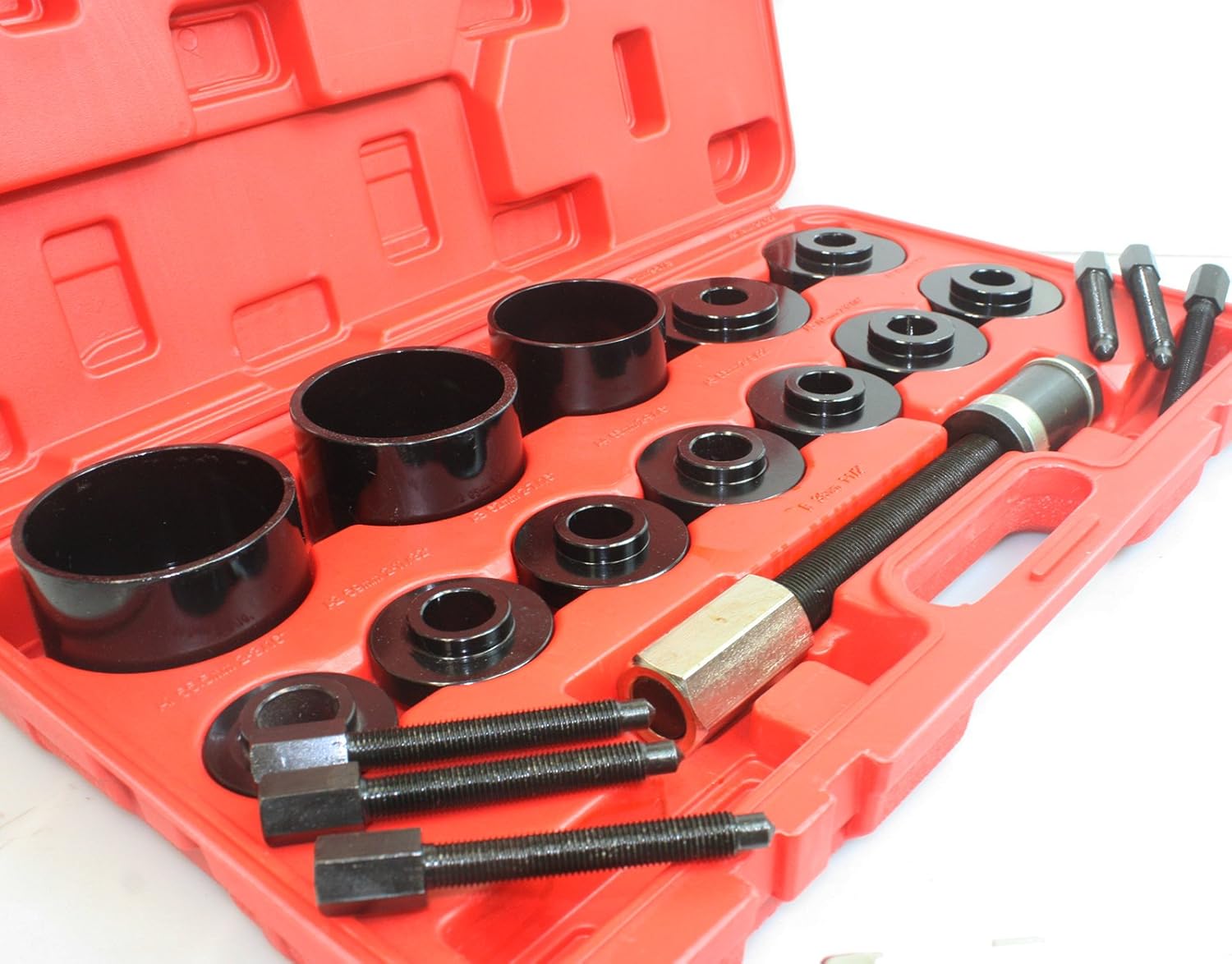 Front wheel drive bearing removal and installation tool set