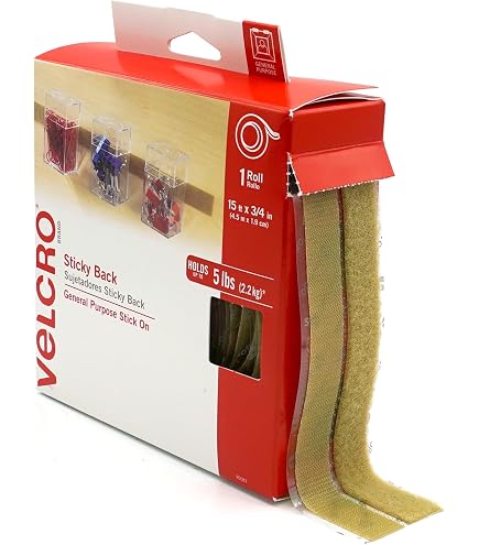 Heavy Duty Hook And Loop Tape - 1.5 Inch Self Adhesive Roll For Crafts & Organization
