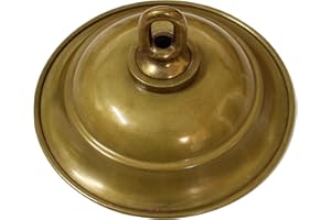 RCH Hardware CN-BR05-120 Brass Traditional Round Ceiling Canopy, 4.7 Inch, Antique Brass